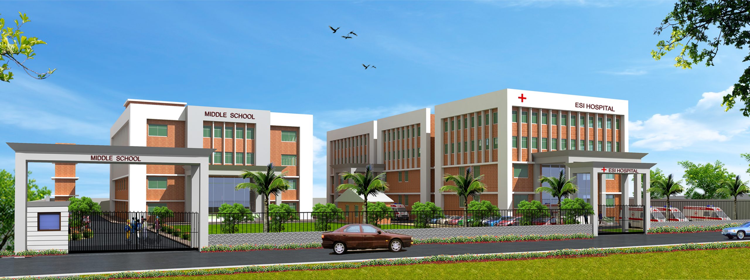 ESI HOSPITAL & SCHOOL @ FARIDABAD, HARYANA